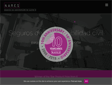 Tablet Screenshot of namesuagency.com